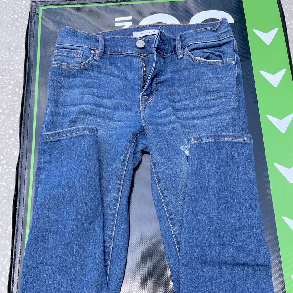 Pacsun ripped skinny jeans